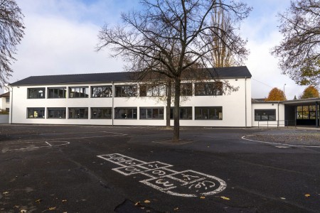 Ecole Haut Poirier à Mulhouse, chantier Resp'yr ITE bisourcé