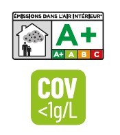 Labels qualité de l'air peinture ZOLPAN RSE
