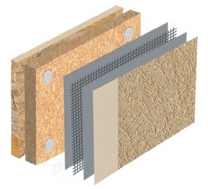 Système ITE ZOLPAN ARMATERM BOIS POUDRE WF sur MOB, isolant fibre de bois, isolation thermique par l'extérieur