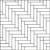 Motifs de pose de parquet contrecollé : à bâton rompu - Zolpan