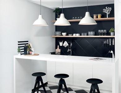 Cuisine noir et blanc